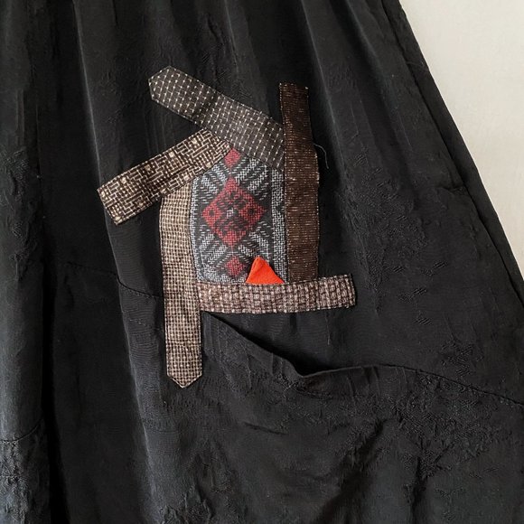 Silk Culotte Pants - Picture 3 of 6